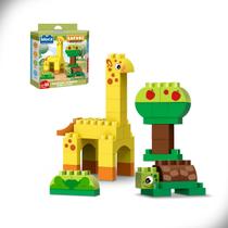 Blocos de Montar Safari Adventure Animal Life 40 Peças Blocz