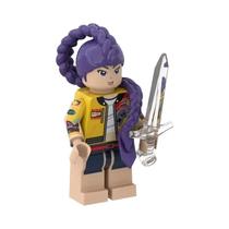 Blocos De Montar Saja MOC Para Meninos, Série KPop Demon Hunters, Brinquedos De Plástico Para