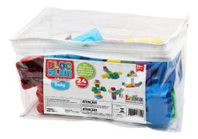 Blocos De Montar Slim Baby Educativos 24pçs Luctoys 019