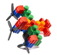 Blocos de Montar SNAPO Jr. 80 peças Brinquedo 3D de Encaixe Blocos de Montar SNAPO Jr. 80 peças Brinquedo 3D de Encaixe