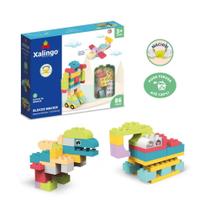 Blocos de Montar Soft 86 Peças - Xalingo Blocos de Montar Soft 86 Peças - Xalingo