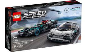 Blocos de Montar - Speed Champions - Mercedes-AMG F1 W12 E Performance e Mercedes-AMG Project One (76909) LEGO DO BRASIL