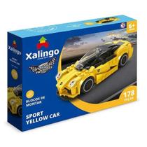 Blocos de Montar Sport Yellow Car - Xalingo