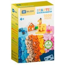 Blocos de Montar Starter 1000 Peças Cores e Formas Variadas Bloxi 8528 Blocos de Montar Starter 1000 Peças Cores e Formas Variadas Bloxi 8528