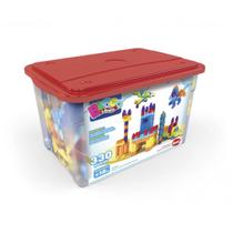 Blocos De Montar Super Caixa Divertida Mk169 Dismat Blocos De Montar Super Caixa Divertida Mk169 Dismat