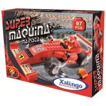 Blocos de montar super maquina na pista 97 pçs - xalingo