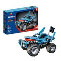 Blocos de Montar Super Maquina Off Road Azul 305 peças Xalingo - Xalingo Brinquedos