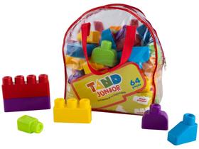Blocos de Montar Tand Júnior Toyster Brinquedos - 64 Peças Blocos de Montar Tand Júnior Toyster Brinquedos - 64 Peças