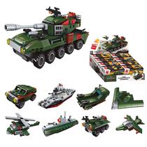 Blocos de Montar Tanque de Guerra 8 monta 1 - 8 Un - 361 pçs Blocos de Montar Tanque de Guerra 8 monta 1 - 8 Un - 361 pçs