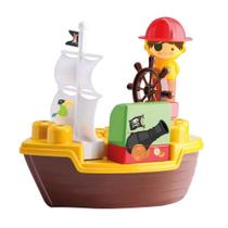 Blocos de Montar Tchuco Blocks Pirata 49 Pçs 0254 Samba Toys Blocos de Montar Tchuco Blocks Pirata 49 Pçs 0254 Samba Toys