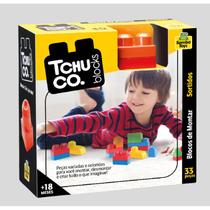 Blocos De Montar Tchuco Blocks Sortidos 33 Peças