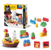 Blocos De Montar Tchuco - Navio Pirata - C/ 49 Peças - Samba