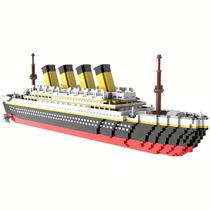 Blocos de Montar Titanic 350 Peças, Modelo de Luxo para Crianças e Adultos Blocos de Montar Titanic 350 Peças, Modelo de Luxo para Crianças e Adultos
