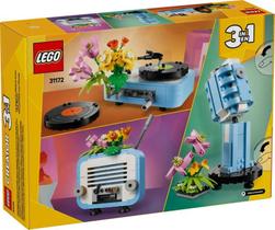 Blocos de montar - toca-discos 3 em 1 com flores LEGO Creator LEGO DO BRASIL