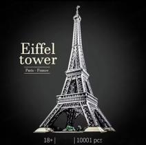 Blocos de Montar Torre Eiffel com + de 10.000 Peças com Iluminação LED Modelo 10307 Marca Mega