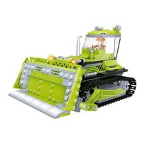 Blocos de Montar Trator Patrola 451 Peças 2 em 1 Cidade em Obras Xalingo - Com Luz e Extrator de Peças Compatível Lego Blocos de Montar Trator Patrola 451 Peças 2 em 1 Cidade em Obras Xalingo - Com Luz e Extrator de Peças Compatível Lego