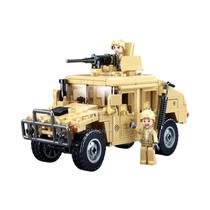 Blocos De Montar Veículo De Assalto Militar Para Meninos 265PCS Brinquedo De Carro Soldado Do