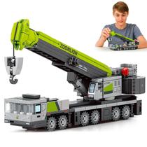 Blocos De Montar Veículos De Construção Infantil Estokids Escavadeira Betoneira Guindaste