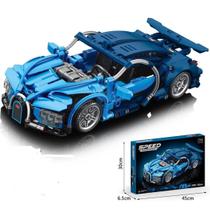 BLOCOS DE MONTAR VEICULOS ESPORTIVOS SPEED (AZUL) 408 pçs