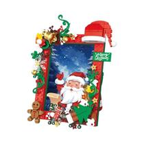 Blocos De Montar Vila De Inverno Natalina Papai Noel 207 Peças Modelo Porta-Retrato Brinquedo Blocos De Montar Vila De Inverno Natalina Papai Noel 207 Peças Modelo Porta-Retrato Brinquedo