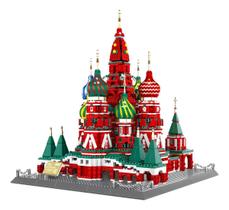 Blocos de Montar Wange Arquitetura Catedral de São Basílio 3213 Peças Toys Import J24061624