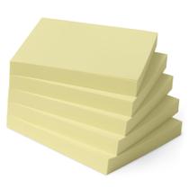 Blocos de Notas Adesivas Amazon Basics 7,5x7,5 cm Amarelo Pacote com 5 Blocos de Notas Adesivas Amazon Basics 7,5x7,5 cm Amarelo Pacote com 5