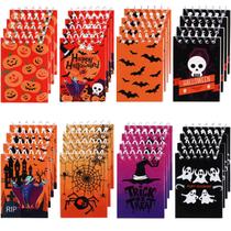 Blocos de Notas de Halloween - Kit com 48 Unidades (8 Estilos) - 6x9cm