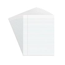 Blocos de notas Staples 154120 21,6 cm x 27,9 cm de largura brancos 50 Sh. /Pad