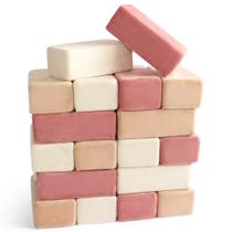 Blocos de Pelúcia Premium de Espuma Macia Rosa Blocos de Pelúcia Premium de Espuma Macia Rosa