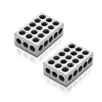 Blocos de precisão encontram pequenos 246 2-4-6 23 furos 0.002 Machinist