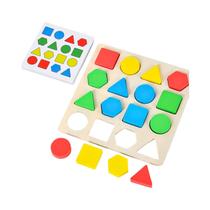 Blocos De Quebra-Cabeça Educativos De Madeira Para Crianças, Brinquedo De Interação Pais-Filhos Com