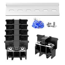 Blocos de terminais GUETNEU JHY1-63A DIN Rail 600V com conectores Blocos de terminais GUETNEU JHY1-63A DIN Rail 600V com conectores