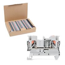 Blocos de terminais GUETNEU PT2.5 Push-in 100 unidades de cabo de 2,5 mm²