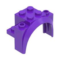 Blocos De Veículos Arqueados Coloridos 37 Peças DIY Compatíveis Com Peças De Montagem De Brinquedos