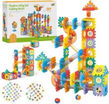Blocos e formas de montar pista tubular rola bola 182 pc - DINÂMICOS E CONSTRUTIVOS Blocos e formas de montar pista tubular rola bola 182 pc - DINÂMICOS E CONSTRUTIVOS
