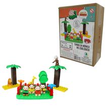 Blocos e Formas de Montar Turma da Mônica no Zoológico 35Pçs Blocos e Formas de Montar Turma da Mônica no Zoológico 35Pçs