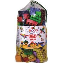 Blocos Educativos 150 Peças Blocos De Montar Reiblocks