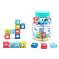 Blocos Educativos Alphabet Bubble Brix - Aprendizado ABC para Crianças a partir de 3 Anos Blocos Educativos Alphabet Bubble Brix - Aprendizado ABC para Crianças a partir de 3 Anos