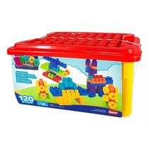 Blocos Grande De Montar Super Caixa 120 Peças Dismat MK170 Blocos Grande De Montar Super Caixa 120 Peças Dismat MK170