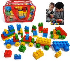 Blocos Grandes Para Montar Resistentes Cores Vivas Seguros