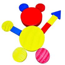 Blocos Lógicos 48 Peças Madeira Educativo Pedagógico Brinquedo Pedagógico Classificação de Formas Blocos Lógicos 48 Peças Madeira Educativo Pedagógico Brinquedo Pedagógico Classificação de Formas