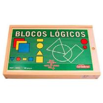 Blocos Lógicos-Brinquedo Pedagógico - 48 Peças-Carimbrás - Carimbras Blocos Lógicos-Brinquedo Pedagógico - 48 Peças-Carimbrás - Carimbras
