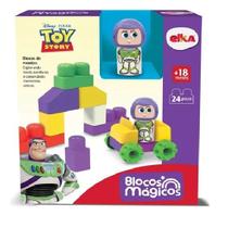 Blocos Mágicos Buzz Toy story 24 Peças Original Elka