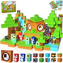 Blocos magnéticos Annexfun 100PCS Blocos de construção para crianças Blocos magnéticos Annexfun 100PCS Blocos de construção para crianças