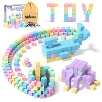 Blocos magnéticos Apluses 32 unidades de cubos de construção para crianças pequenas