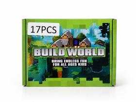 Blocos Magnéticos Build World 17 Peças Modelo Biblioteca