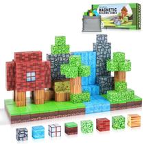 Blocos magnéticos civan Magnetic Tiles 63 unidades de 3 anos ou mais para crianças