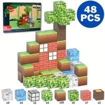 Blocos Magnéticos Construção Brinquedo Educativo 48 Peças. Blocos Magnéticos Construção Brinquedo Educativo 48 Peças.