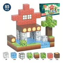 Blocos Magnéticos Construção Brinquedo Educativo 85 Peças. Blocos Magnéticos Construção Brinquedo Educativo 85 Peças.