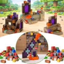 Blocos Magnéticos Construção Montar Cubo Educativo 112 pçs Blocos Magnéticos Construção Montar Cubo Educativo 112 pçs